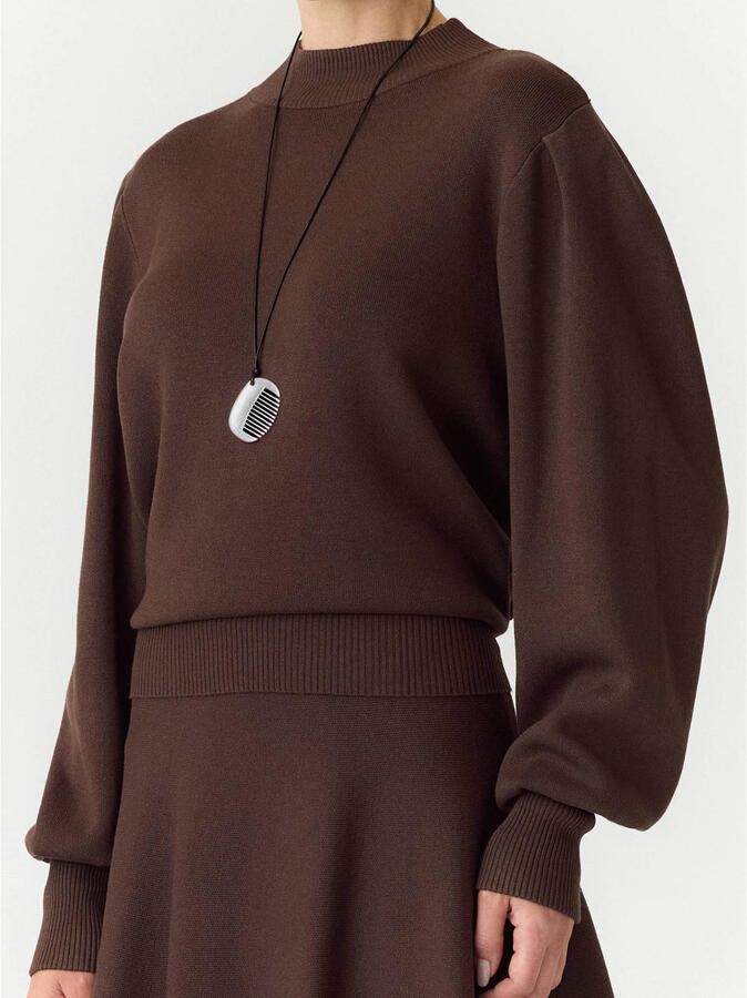 Y.A.S. YAS Dames Truien & Vesten Yasfonny Ls Knit Pullover Bruin - Foto 6