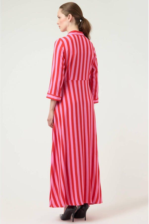 Y.A.S Jurk met overhemdkraag YASSAVANNA LONG SHIRT DRESS - Foto 3