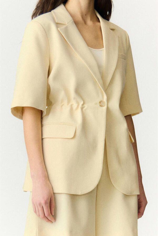 Y.A.S. YAS Dames Blazers Yaslikka 2 4 Tunnel Blazer S. Geel - Foto 5