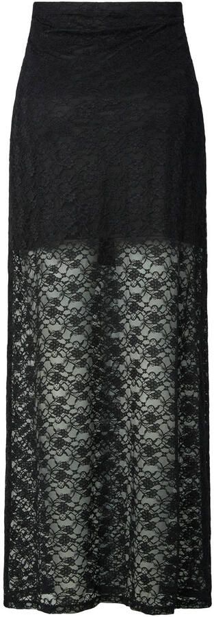 Y.A.S. YAS Dames Rokken Yaskarinahw Long Lace Skirt Ka Zwart - Foto 5