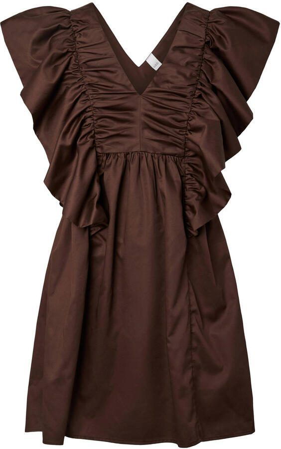 Y.A.S. YAS Dames Jurken Yasmagly Sl Dress Bruin - Foto 5