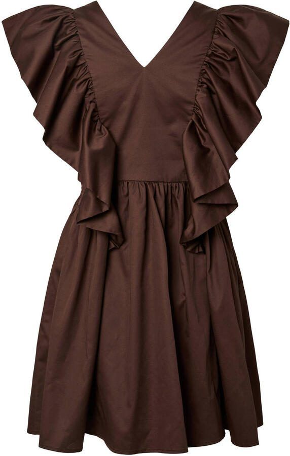Y.A.S. YAS Dames Jurken Yasmagly Sl Dress Bruin - Foto 6