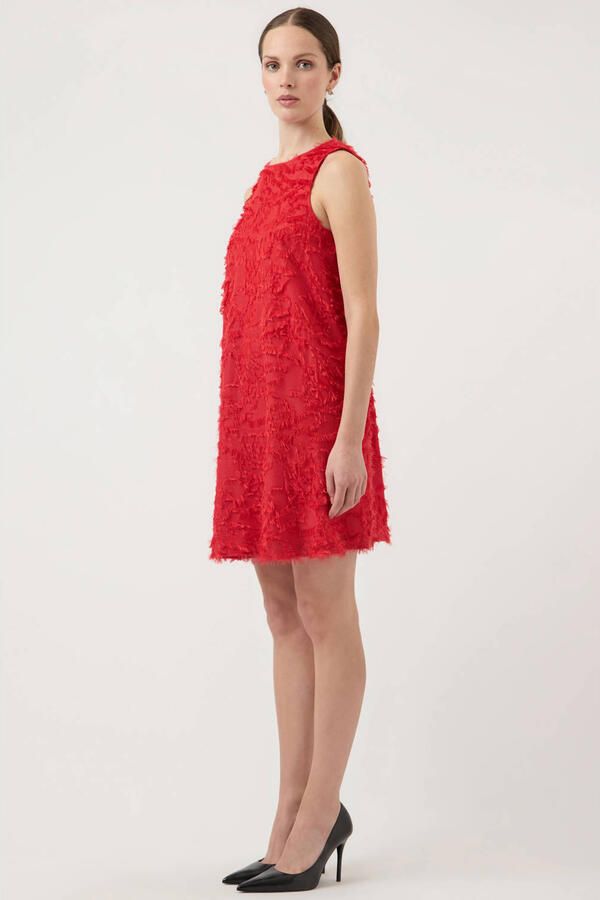 Y.A.S. YAS Dames Jurken Yasparia Sl Dress S. Noos Rood - Foto 5