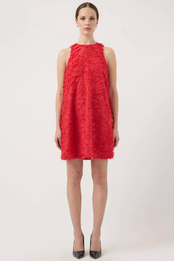 Y.A.S. YAS Dames Jurken Yasparia Sl Dress S. Noos Rood - Foto 6