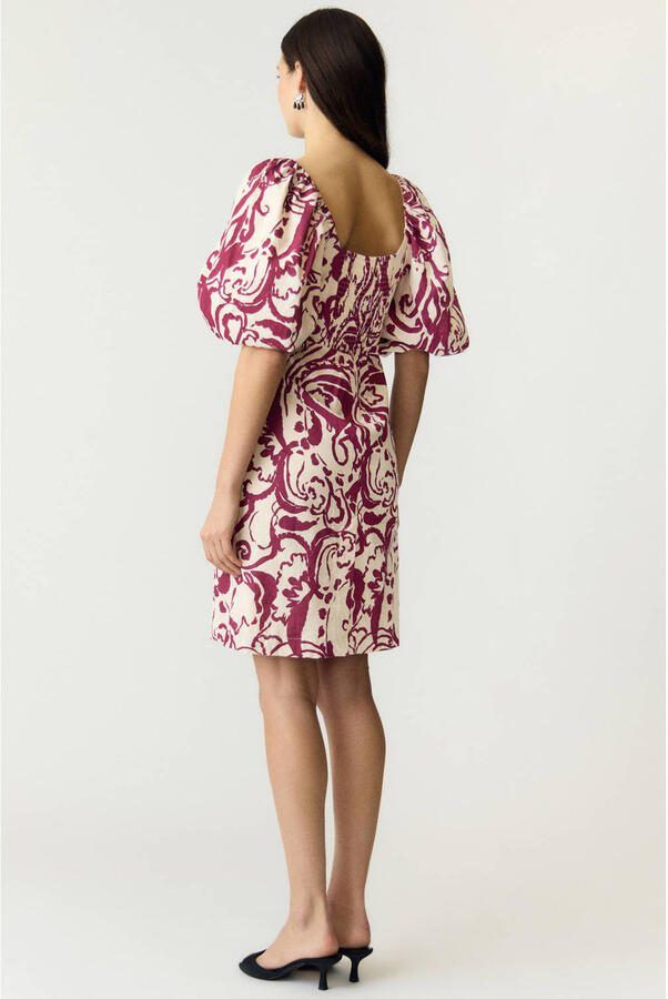 Y.A.S. YAS Dames Jurken Yasfleur 2 4 Dress S. Creme - Foto 6