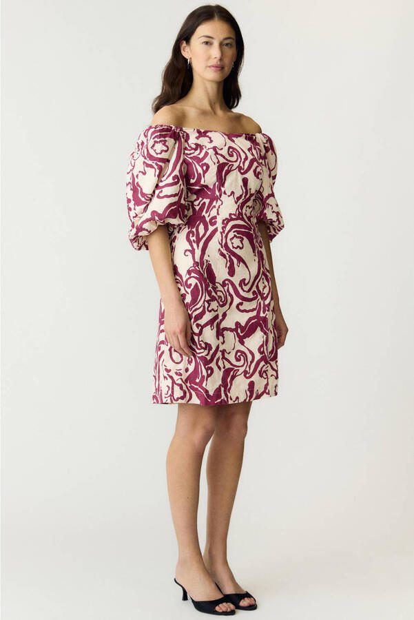 Y.A.S. YAS Dames Jurken Yasfleur 2 4 Dress S. Creme - Foto 7