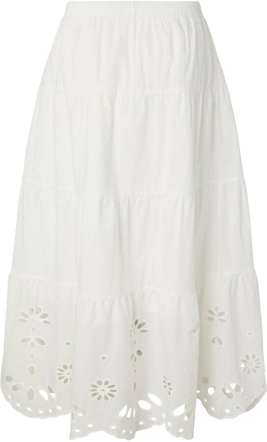 Y.A.S. YAS Dames Rokken Yasline Hw Long Skirt Wit - Foto 6