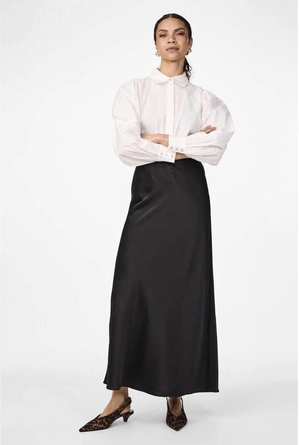 Y.A.S Zwarte Maxi Rok Yaspella Stijl Black Dames - Foto 7