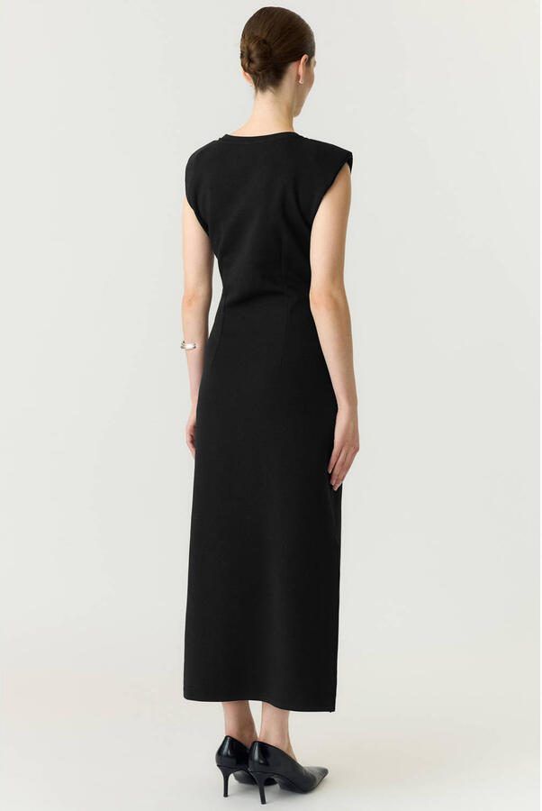 YAS Midi-jurk met ronde hals model 'PINA' - Foto 2