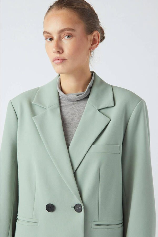 Y.A.S Mantel YAS Noos Likka Oversized Blazer Iceberg Green