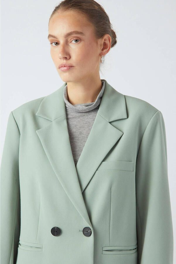 YAS oversized blazer mintgroen