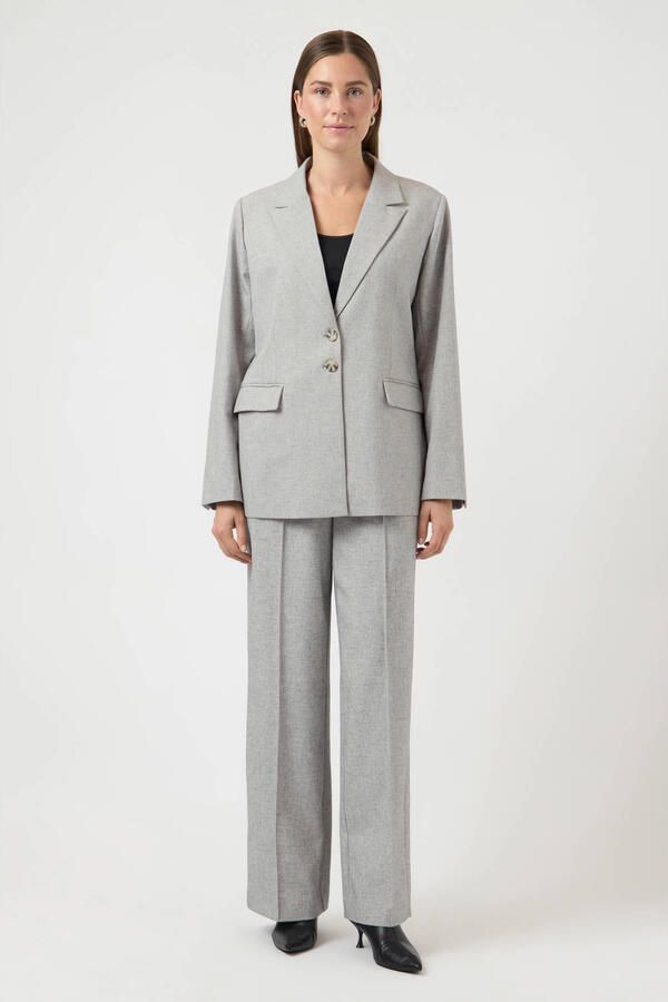 Y.A.S. YAS Dames Blazers Yasriu Ls Blazer Lichtgrijs - Foto 5