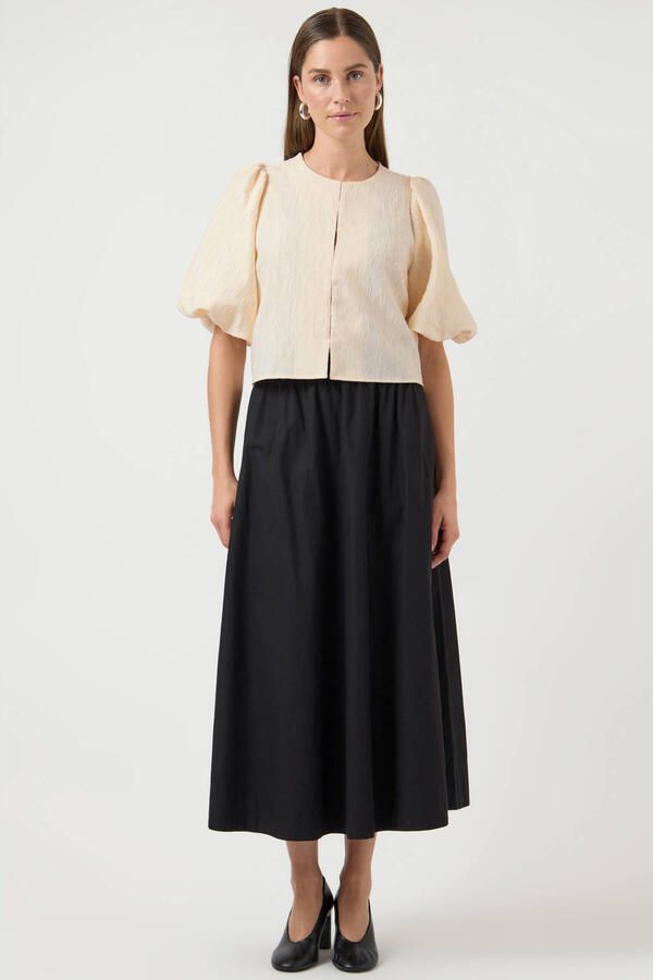 Y.A.S. YAS Dames Blouses Yasminu 2 4 Short Top Creme - Foto 6