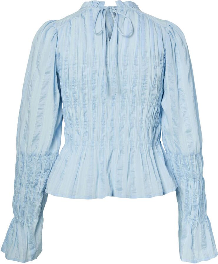 YAS Blouse in getailleerd model met smokdetails model 'RAVA' - Foto 6