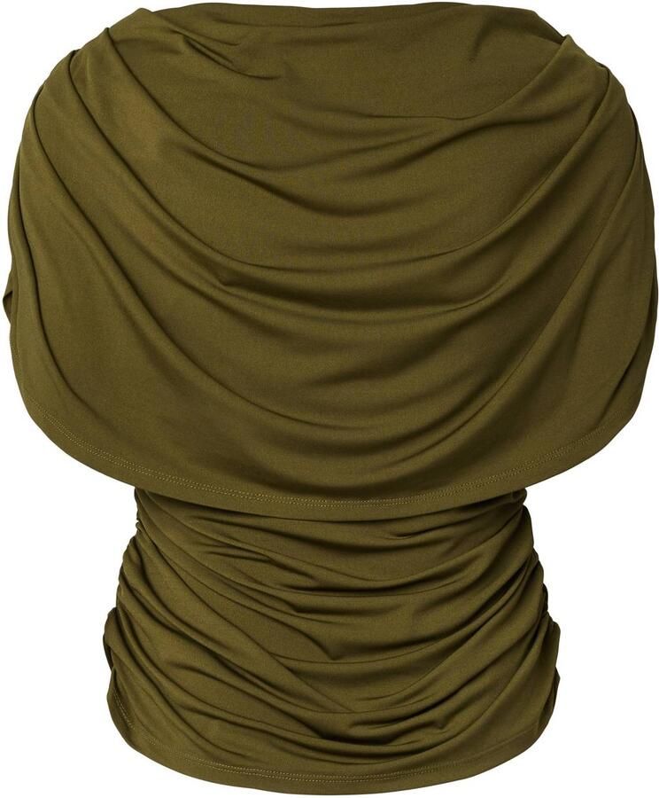 Y.A.S. YAS Dames Tops & T-shirts Yasdrala Cape Top Olijf - Foto 2