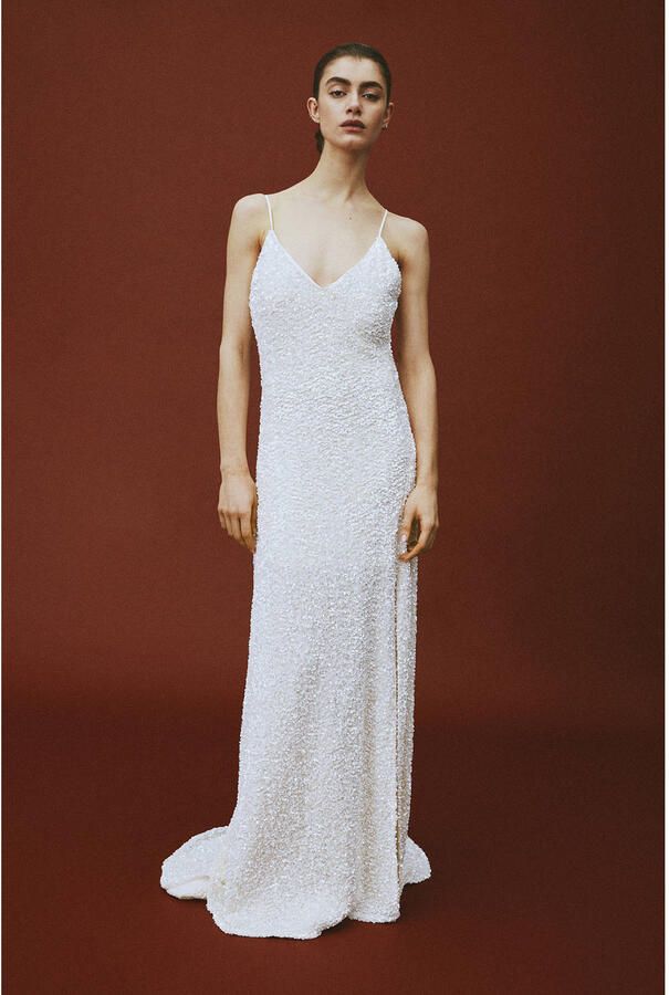 Y.A.S. Dames Bruidsmode Yasmira Strap Train Dress Celeb Ecru - Foto 5