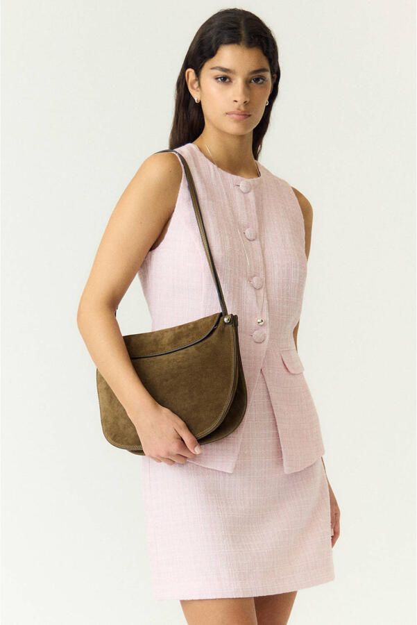 Y.A.S. YAS Dames Blazers Yasjose Boucle Waistcoat Roze - Foto 5