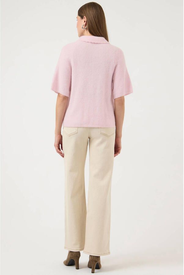 Y.A.S. YAS Dames Truien & Vesten Yasdura 2 4 Knit Cardigan Roze - Foto 7