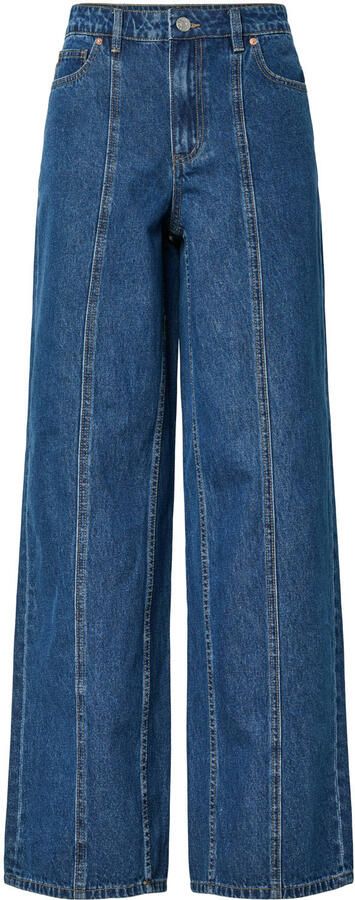 YAS wide fit jeans met siernaden model 'Elsie' - Foto 2