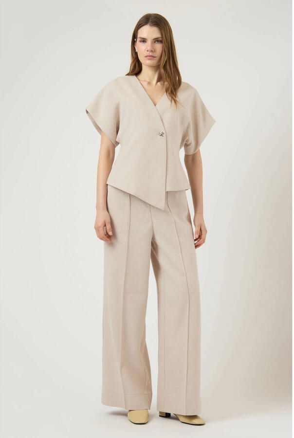 Y.A.S. YAS Dames Broeken Yascomira Hmw Pant Beige - Foto 5