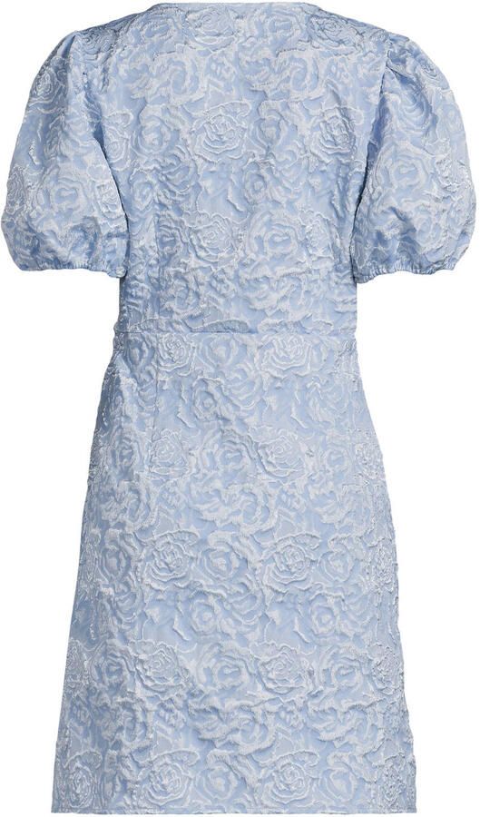 Y.A.S. YAS Dames Jurken Yascaro Ss Wrap Dress Lichtblauw - Foto 6