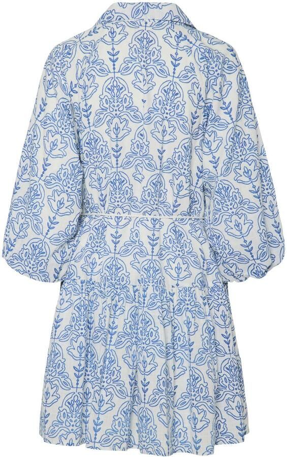 YAS Knielange jurk met V-hals model 'CINNI' - Foto 3