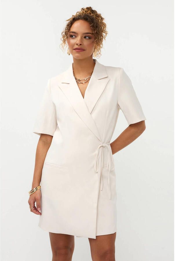 YDENCE Dames Jurken Dress Hazel Gebroken Wit - Foto 5