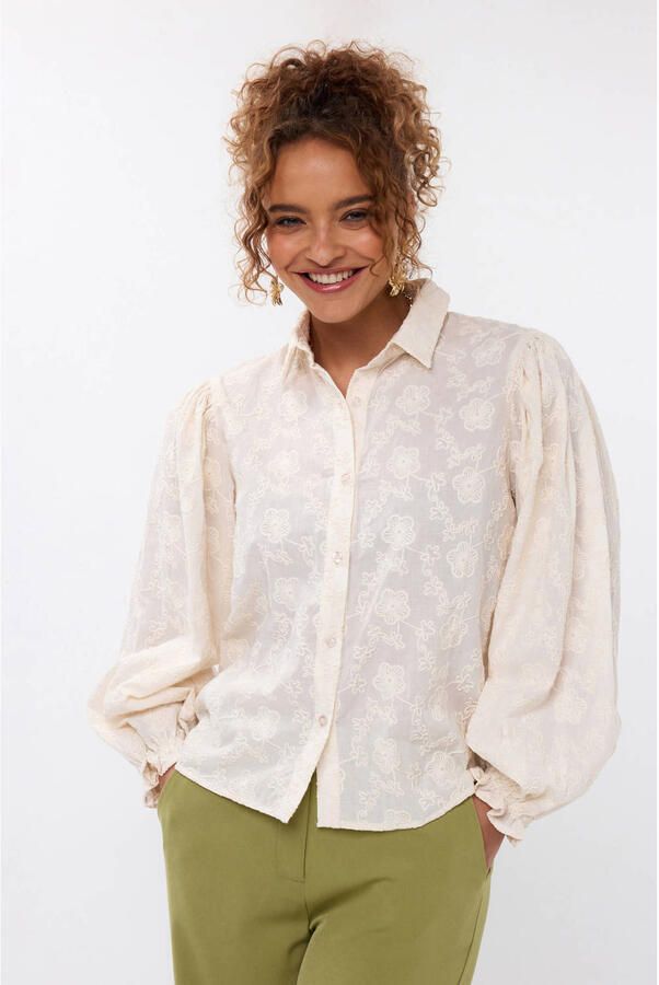 YDENCE Dames Blouses Blouse Novia Ecru - Foto 7
