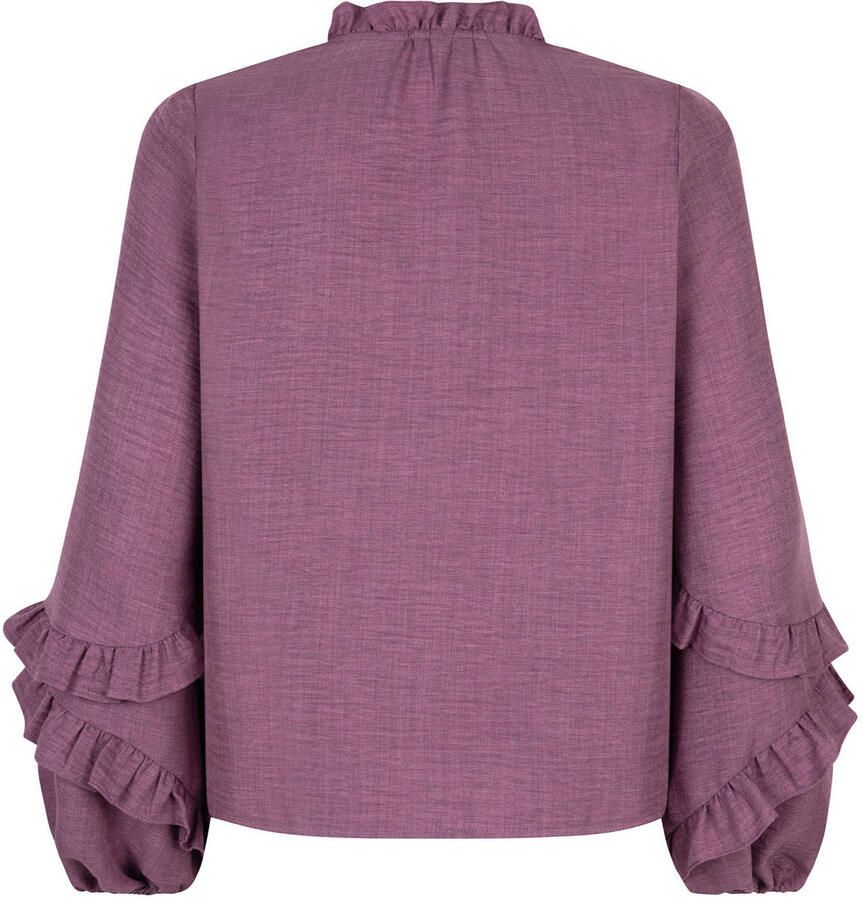 YDENCE Dames Blouses Blouse Jacky Paars - Foto 5