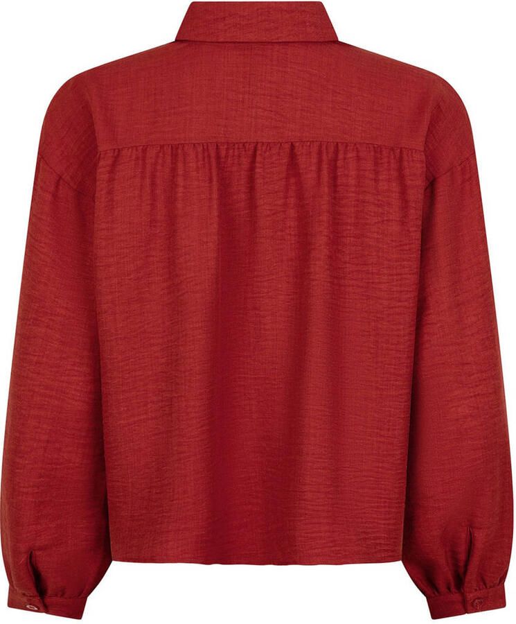 YDENCE Dames Blouses Blouse Fenna Rood - Foto 7