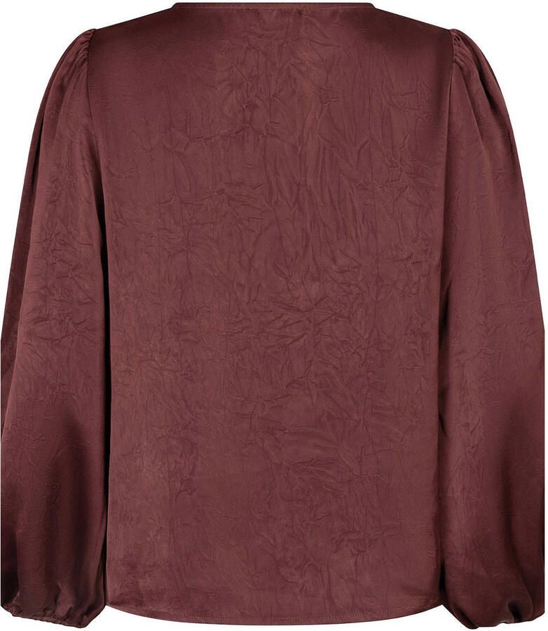 Ydence blousetop bruin - Foto 2