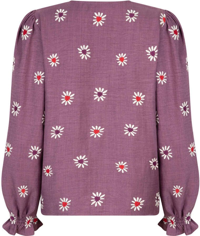 YDENCE Dames Blouses Top Philou Paars - Foto 5