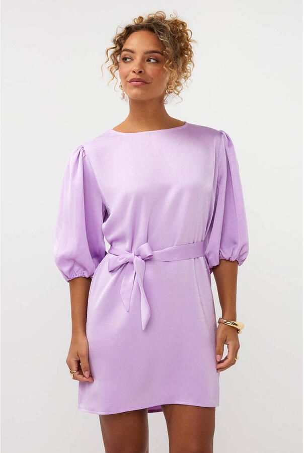 YDENCE Dames Jurken Dress Nienke Lila - Foto 7