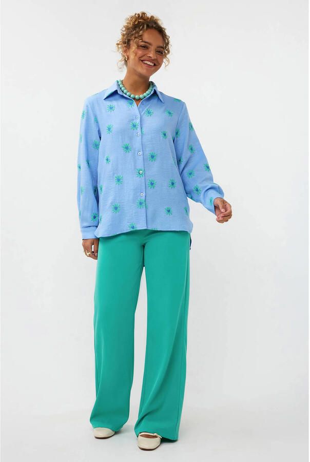 YDENCE Dames Blouses Blouse Gabia Lichtblauw - Foto 6