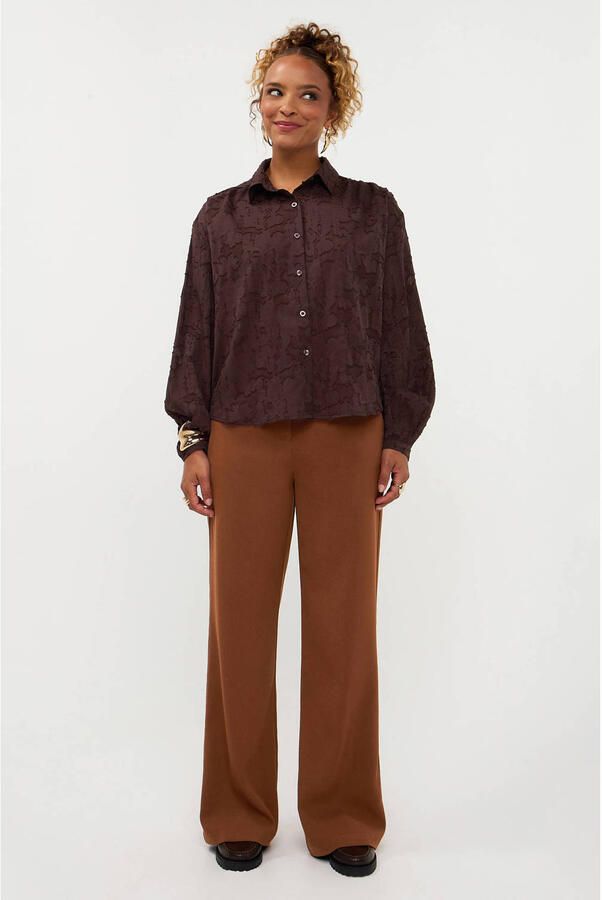 Ydence gebloemde blouse bruin - Foto 2