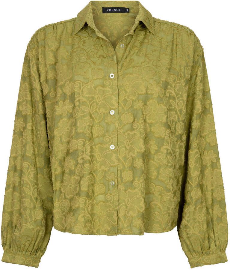 Ydence gebloemde blouse groen