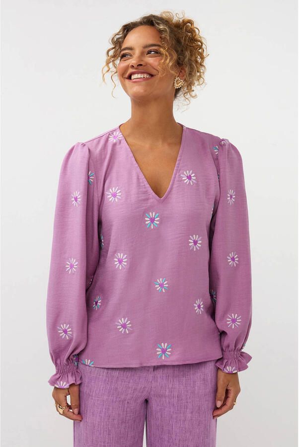 YDENCE Dames Blouses Top Philou Lila - Foto 5