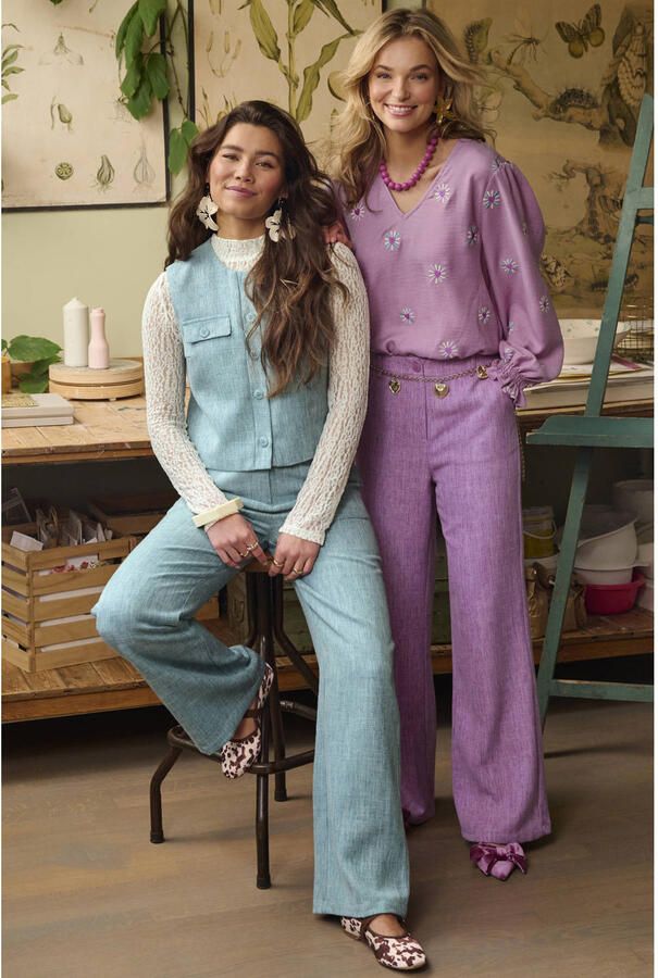YDENCE Dames Blouses Top Philou Lila - Foto 6