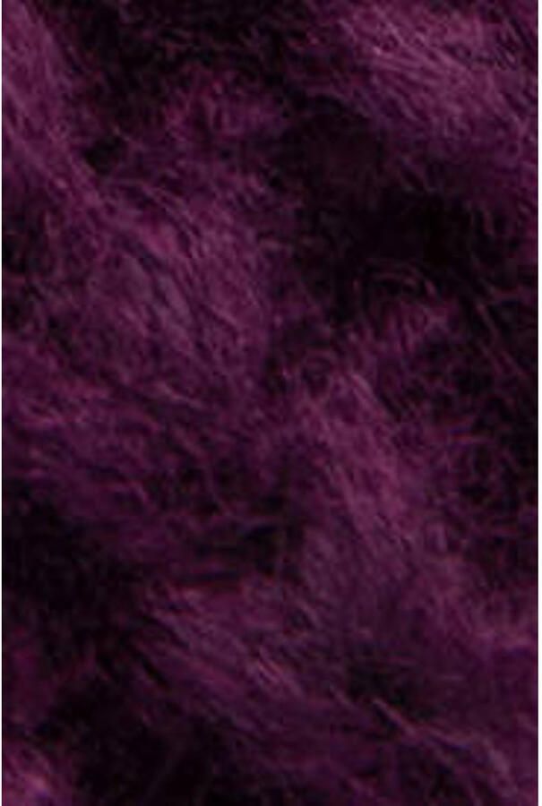 Ydence gebreid vest aubergine - Foto 2