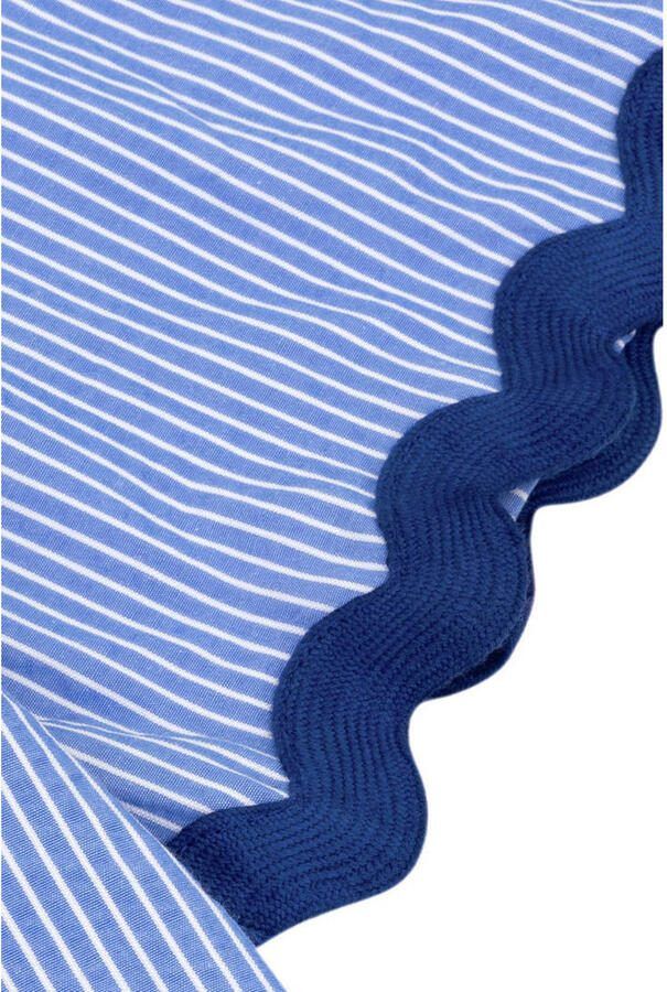 Ydence gestreepte blousetop blauw - Foto 2