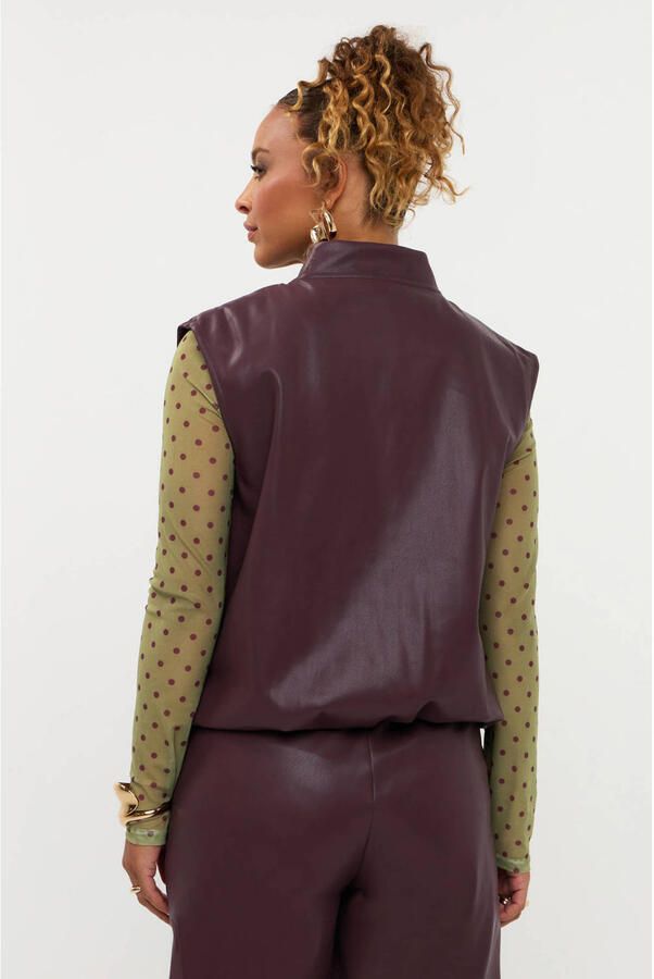 Ydence gilet aubergine - Foto 3