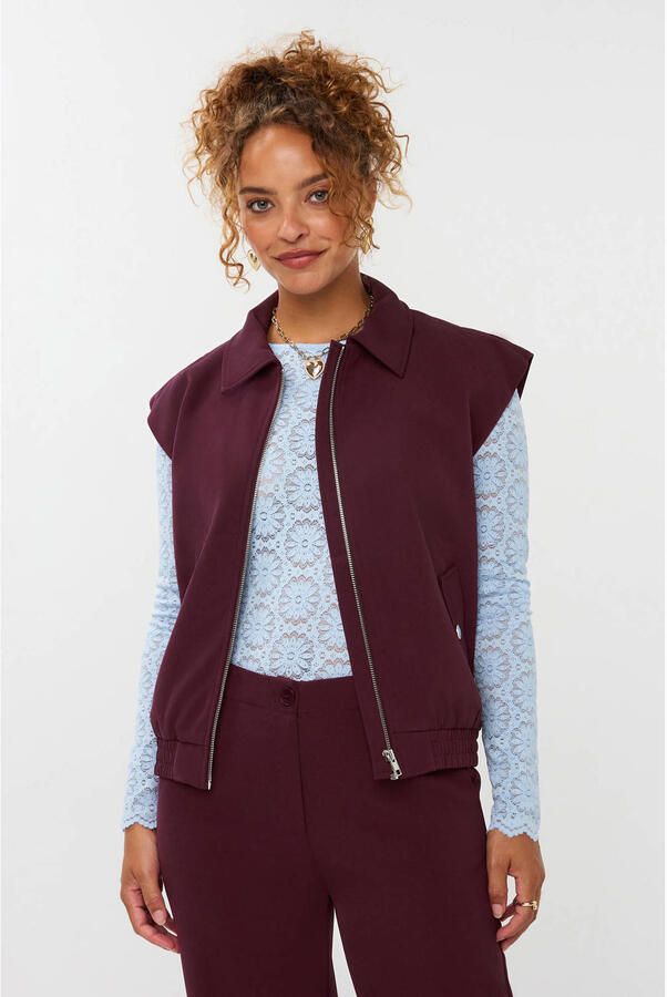 YDENCE Dames Blazers Gilet Danielle Bordeaux - Foto 7