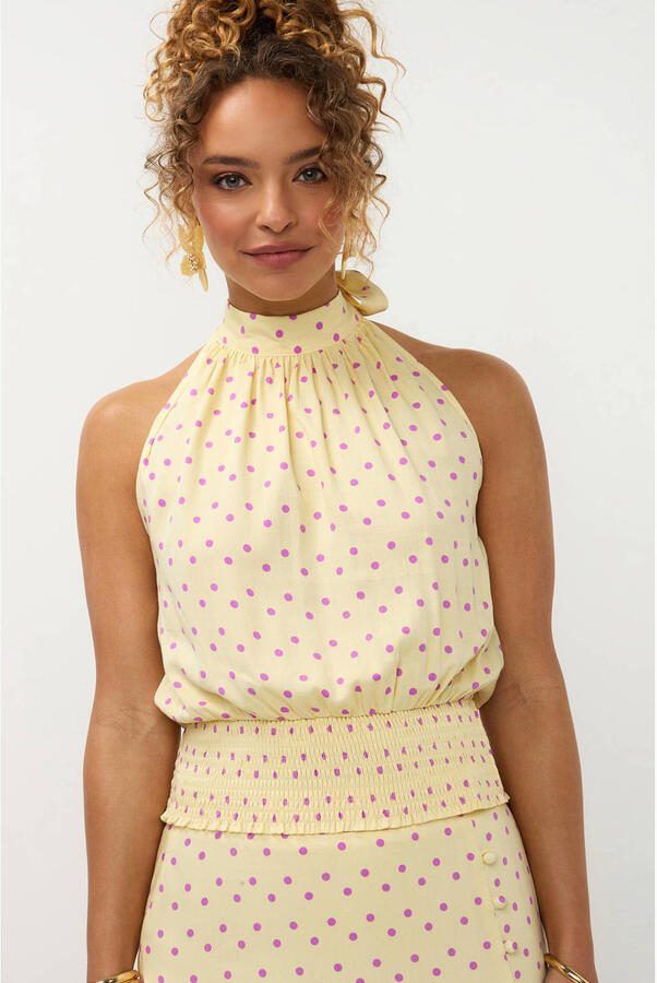 YDENCE Dames Tops & T-shirts Top Jamie Geel - Foto 5