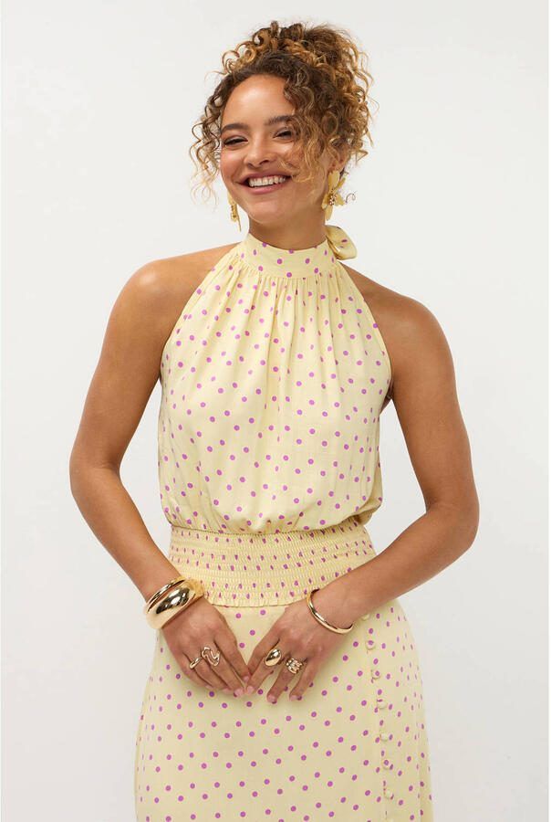 YDENCE Dames Tops & T-shirts Top Jamie Geel - Foto 6