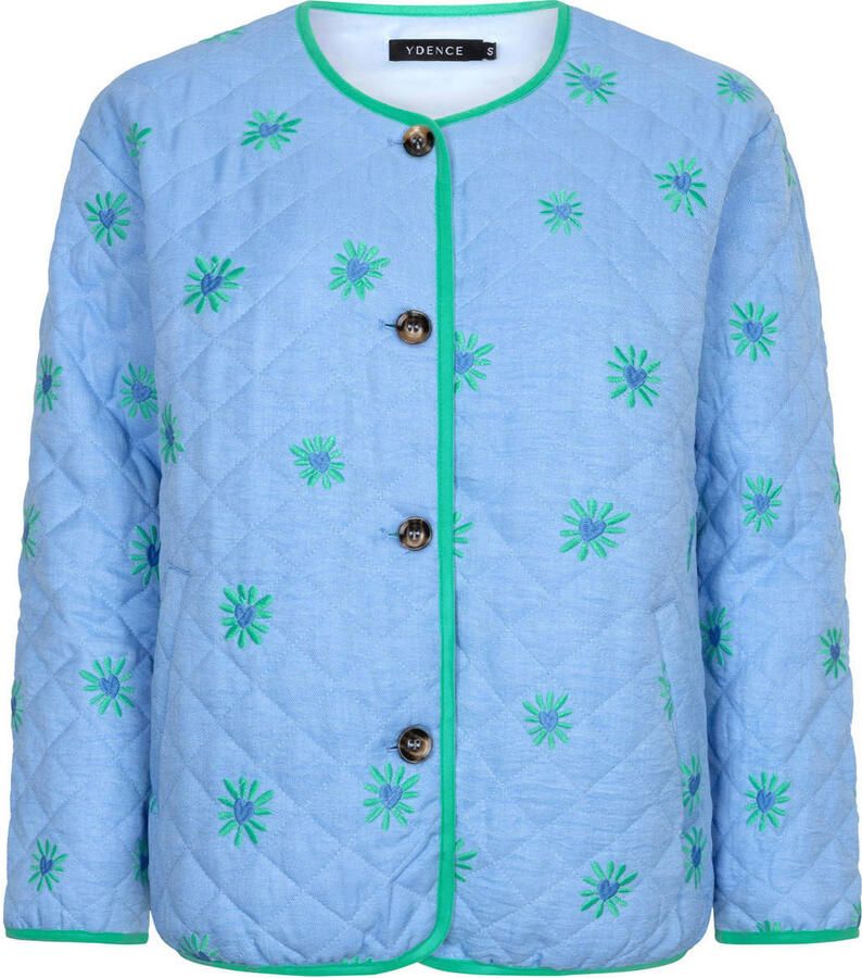 YDENCE Dames Jassen Jacket Robylin Lichtblauw - Foto 5