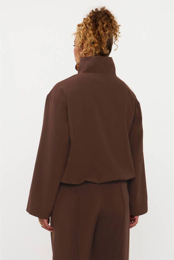 YDENCE Dames Jassen Jacket Davis Bruin - Foto 2