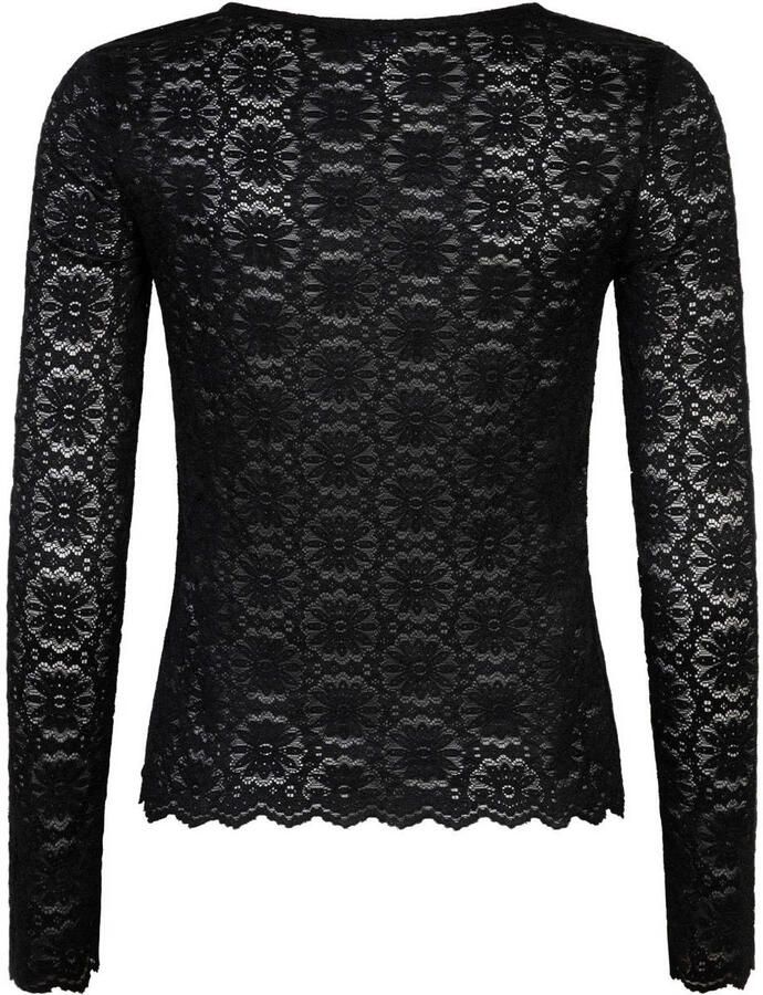 YDENCE Dames Tops & T-shirts Top Loiza Zwart - Foto 6