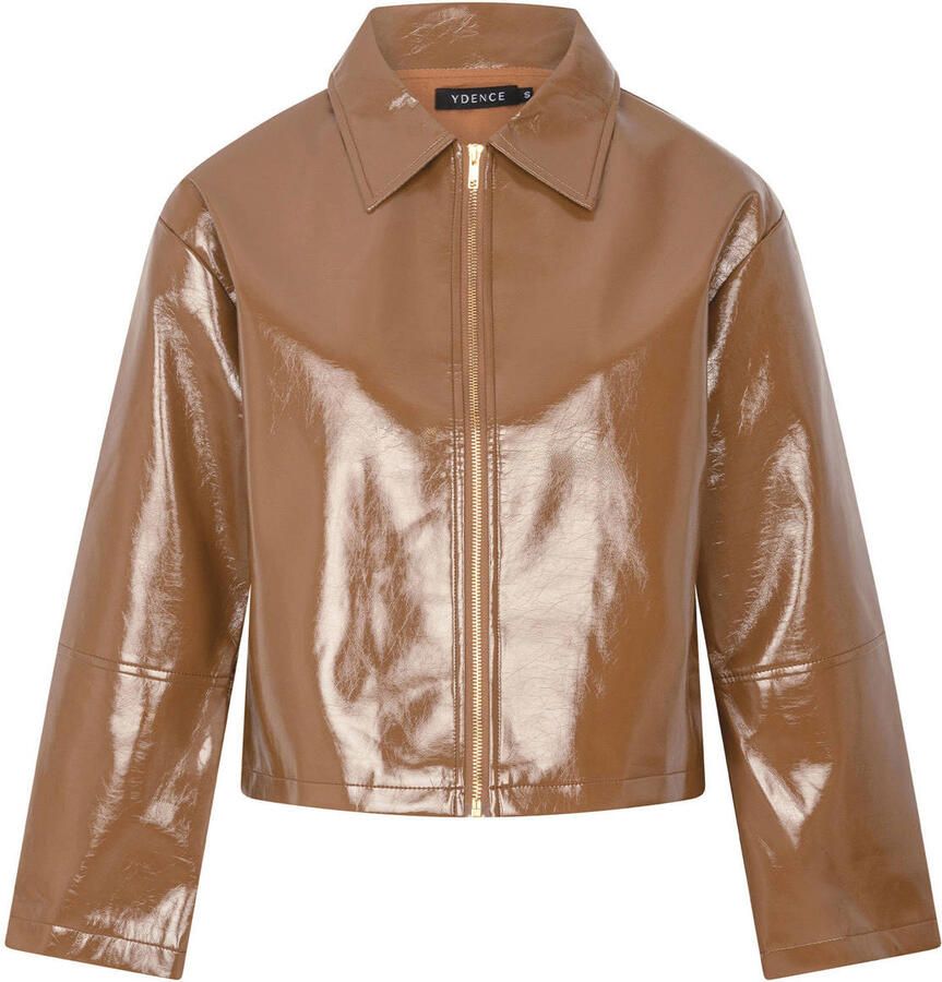 YDENCE Dames Jassen Jacket Faye Bruin