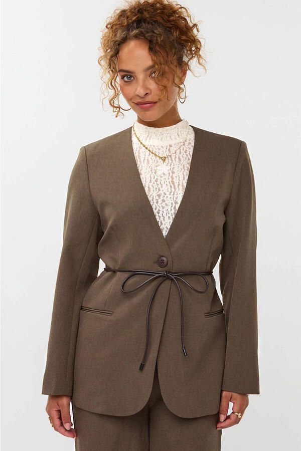 YDENCE Dames Blazers Blazer Lexie Bruin - Foto 6