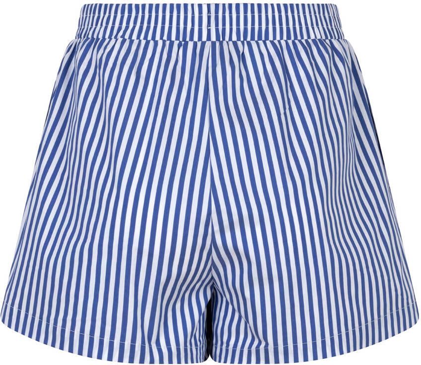 Ydence straight high waist casual short blauw - Foto 2